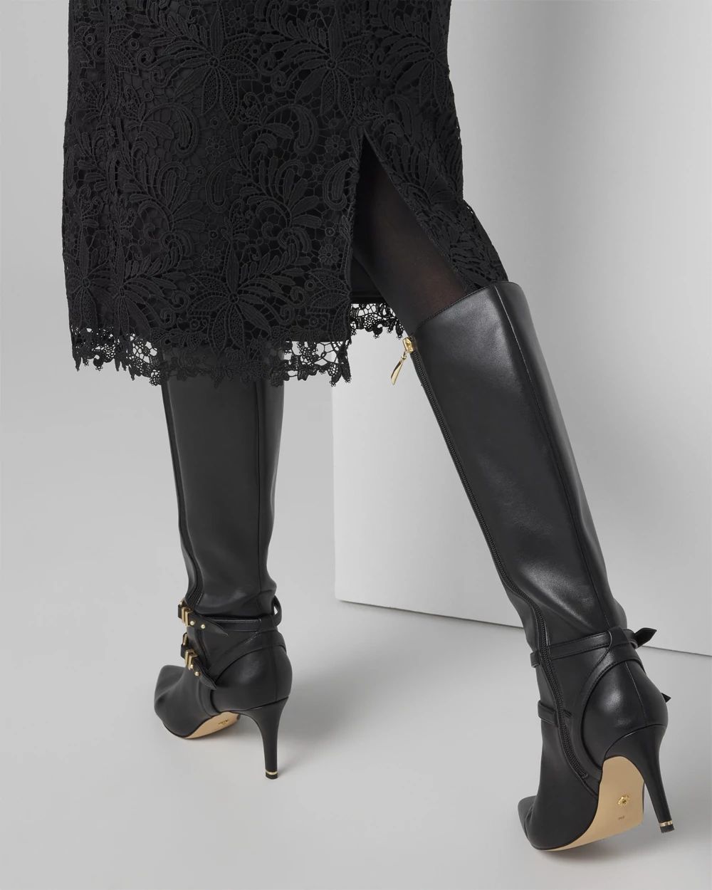 Lace Pencil Midi Skirt | White House Black Market